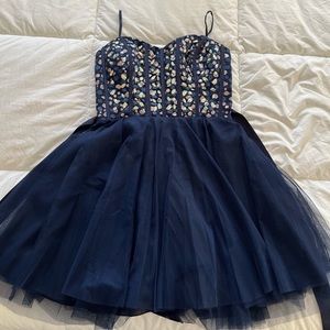 👗 strapless bejeweled corset dress👗